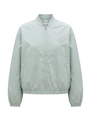 chaqueta bomber · verde menta