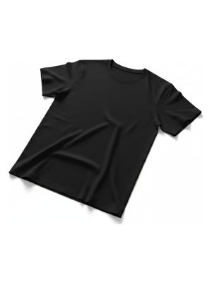 camiseta cuello redondo · negro