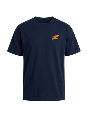 camiseta de manga corta · azul marino