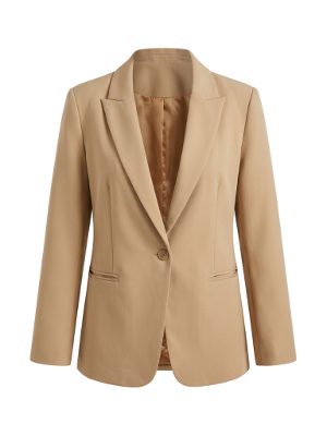 blazer de sastre · beige