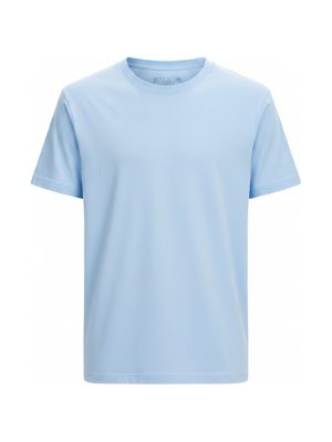 camiseta de manga corta · azul claro