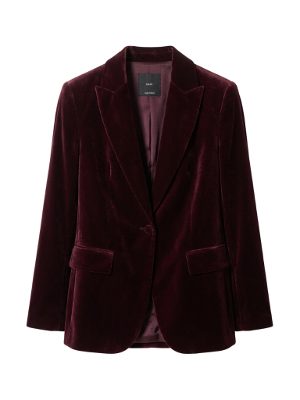 blazer de terciopelo · burdeos