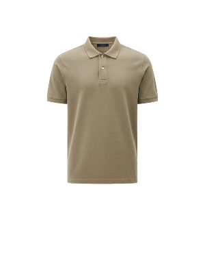 polo de manga corta · beige
