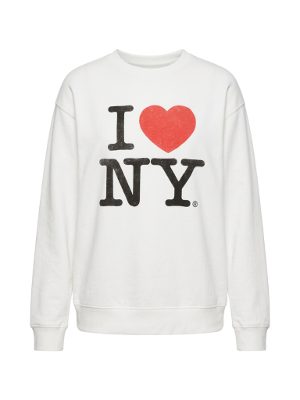 sudadera estampada · blanco