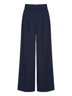 pantalones anchos · azul marino