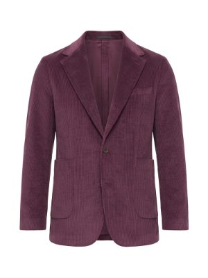 blazer de canalé · vino
