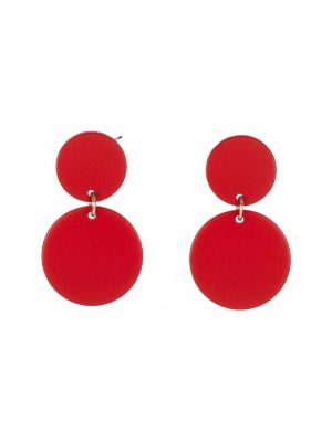 pendientes · rojo