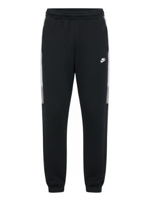 pantalón de chándal con detalle lateral · negro