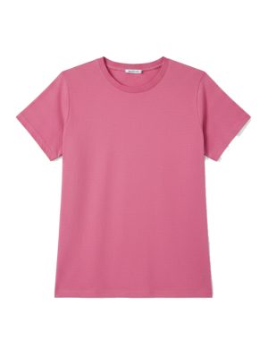 camiseta de manga corta · rosa