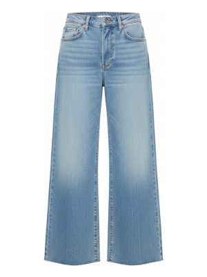 jeans anchos · azul claro