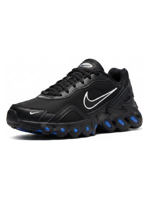 zapatillas deportivas con detalles azules · negro