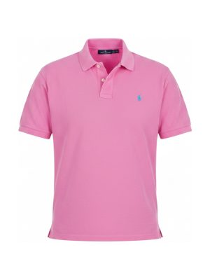 polo de manga corta · rosa