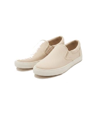 zapatos sin cordones · beige