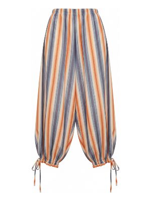 pantalones bombachos a rayas · rayas multicolores