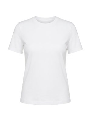 camiseta básica de manga corta · blanco