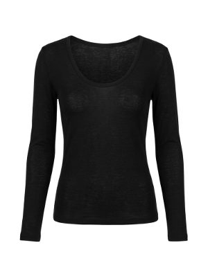 jersey de manga larga · negro