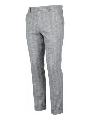 pantalones de cuadros · gris