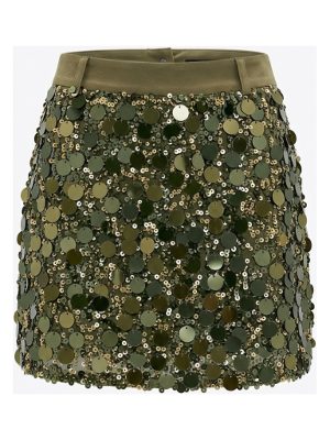minifalda de lentejuelas · verde