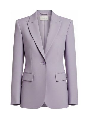 blazer entallado · lila