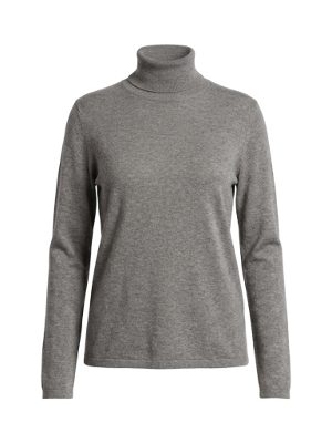 jersey de cuello alto · gris