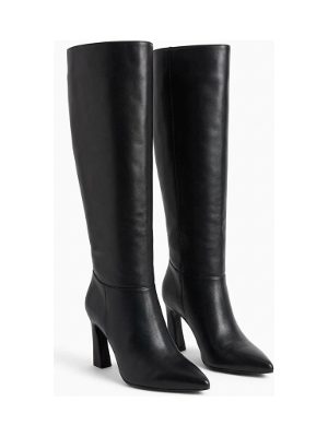 botas altas negras de tacón · negro