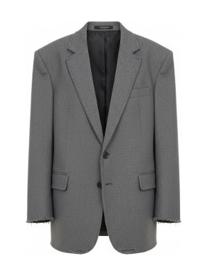 blazer oversize · gris