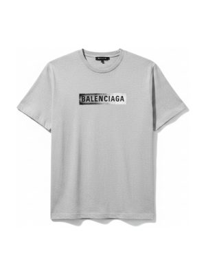 camiseta estampada · gris