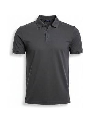 polo de manga corta · gris oscuro