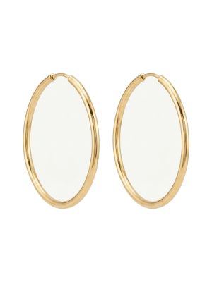 gold hoop earrings