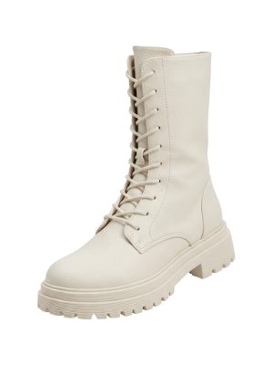 botas altas · blanco
