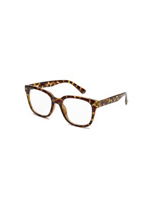 gafas de vista con montura gruesa · marrón