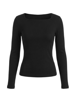 jersey de manga larga · negro