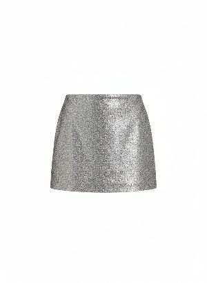 sparkly mini skirt