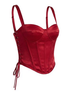 satin corset