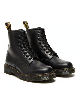 botines de cuero · negro