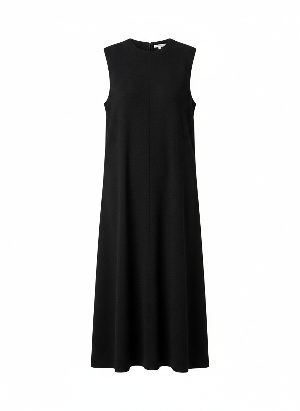 sleeveless midi dress