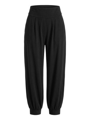 pantalones bombachos de talle alto · negro