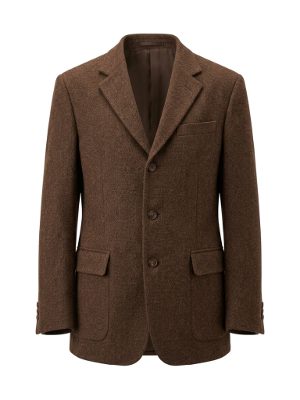 blazer de tweed estructurado