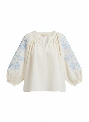 blusa bordada