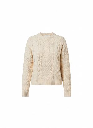 cable knit sweater
