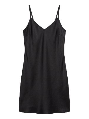 vestido corto negro · negro