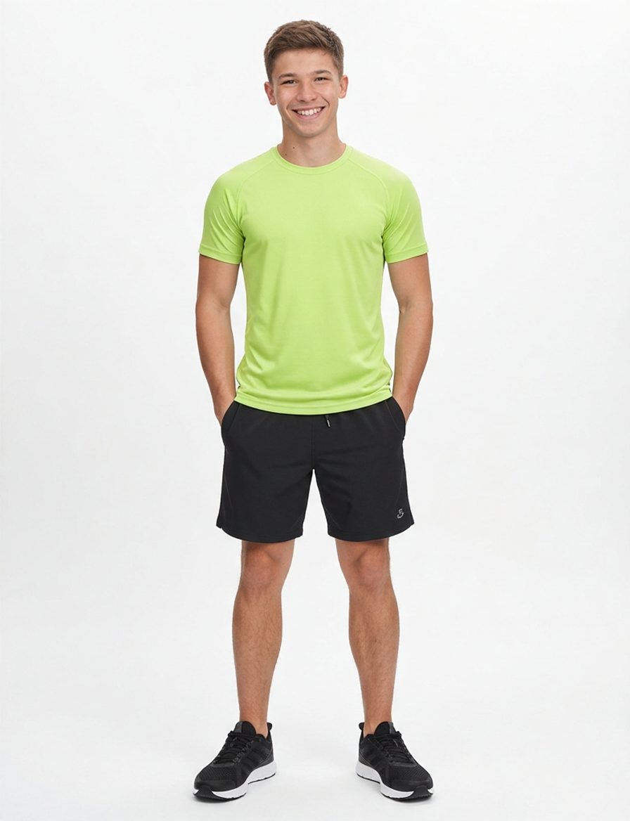 Zapatillas deportivas negro, pantalones cortos deportivos negro… · Outfit de Nicolas López Roman