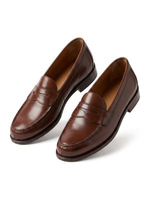 leather loafers