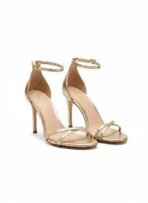 strappy high-heeled sandals