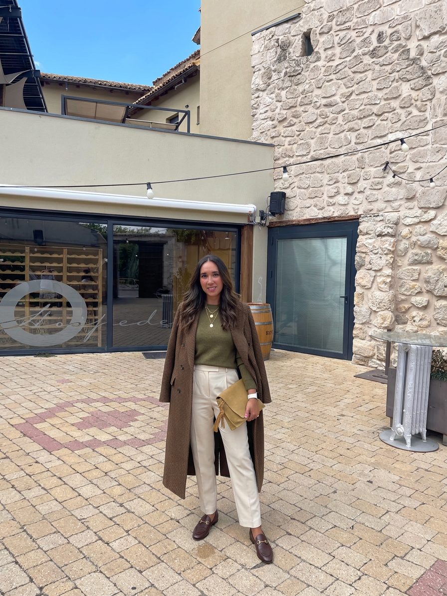 Look de ofi para empezar mañana la semana. · Outfit de Paulina Arredondo