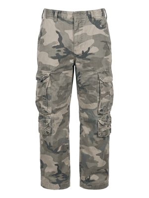 pantalones cargo de camuflaje · gris