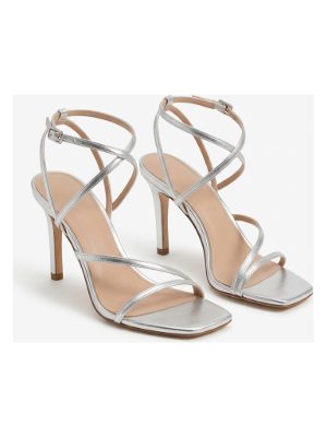 strappy high-heeled sandals