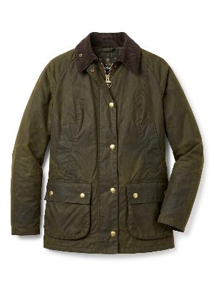 Barbour-style waterproof jacket