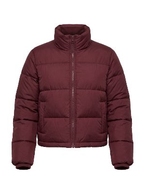 zip-up puffer jacket