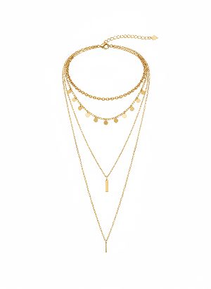 layered gold necklaces